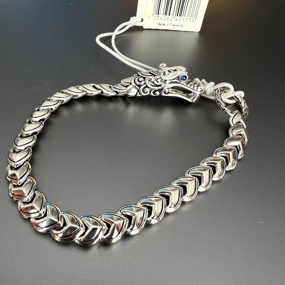 John Hardy Other - John Hardy Naga DragonBracelet Sterling Silver 7mm unisex NEW